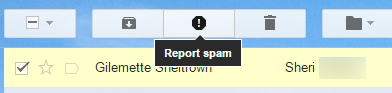 Report phishing in Gmail