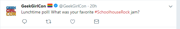 Lunchtime Poll by GeekGirlCon