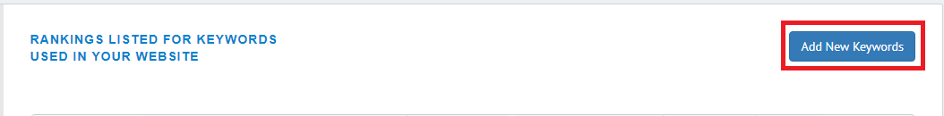 Add new keywords