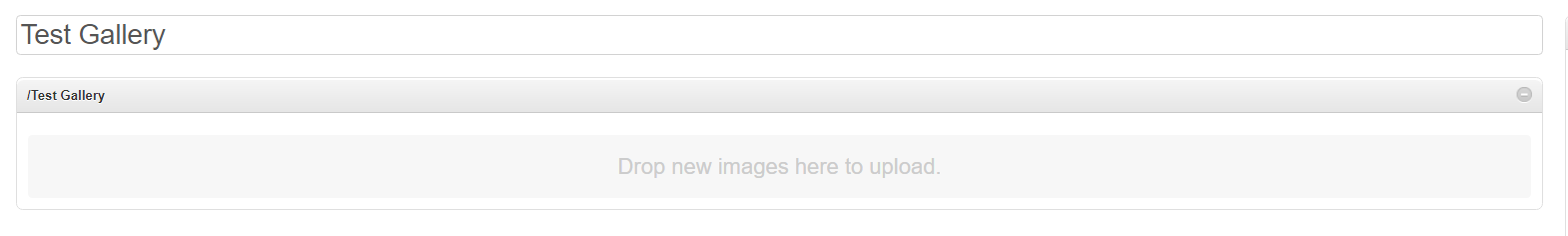 Test Gallery - drop images here