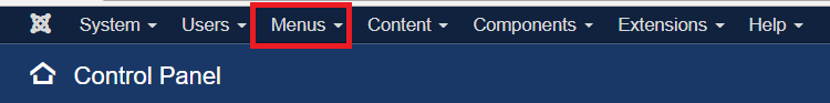 click menu