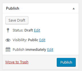 content block publish
