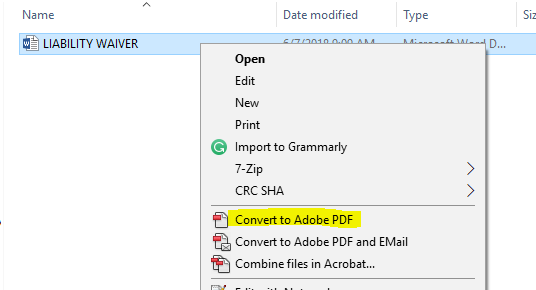 convert to pdf
