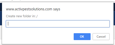 create new folder title