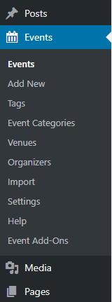 events manager
