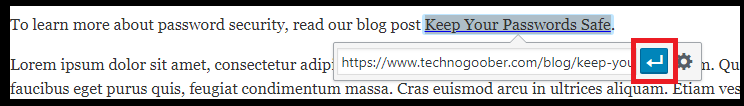 internal links step 6