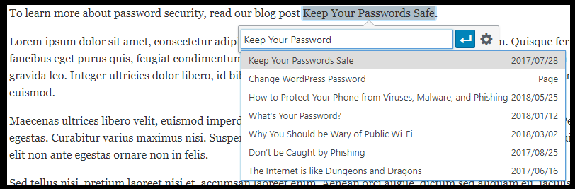 internal links step 3