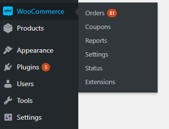 left sidebar woocommerce