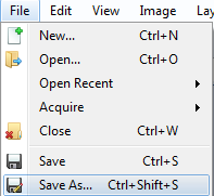 File save as image