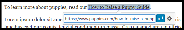 paste link