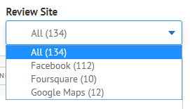 review site drop-down