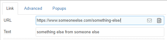 type url in box