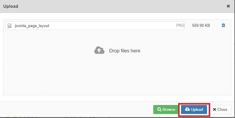 upload images