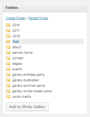 widgetkit add to photo gallery