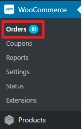 woocommerce orders