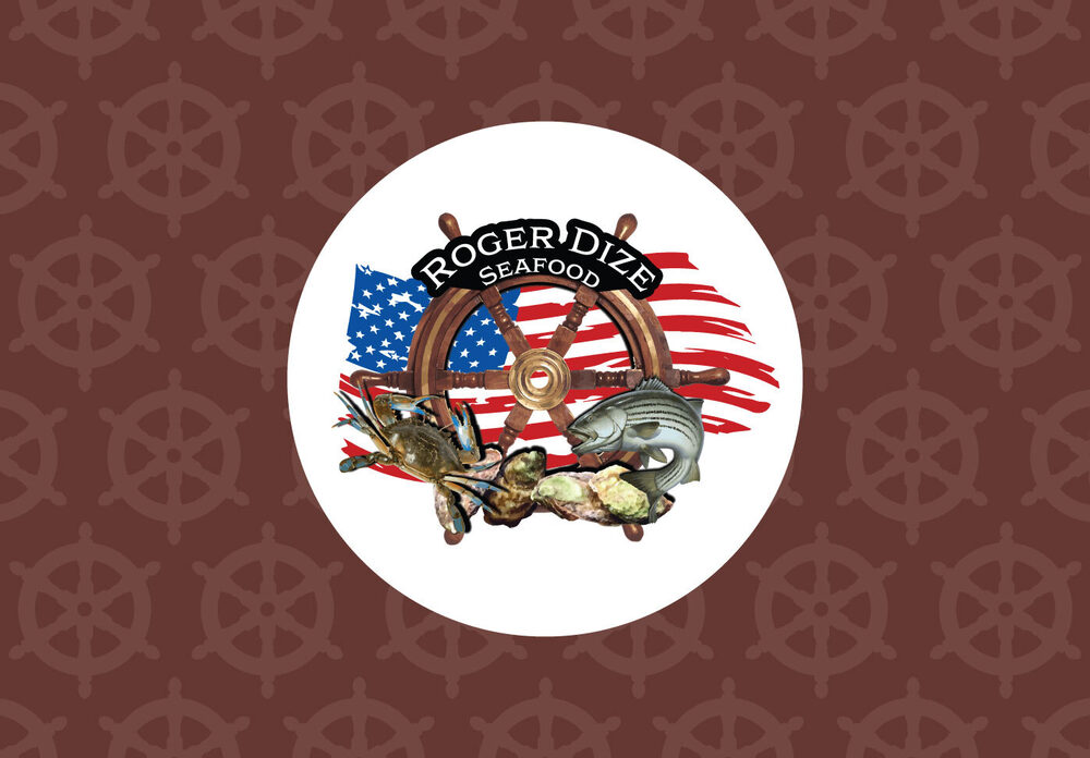 Roger Dize Seafood logo designed by Techno Goober