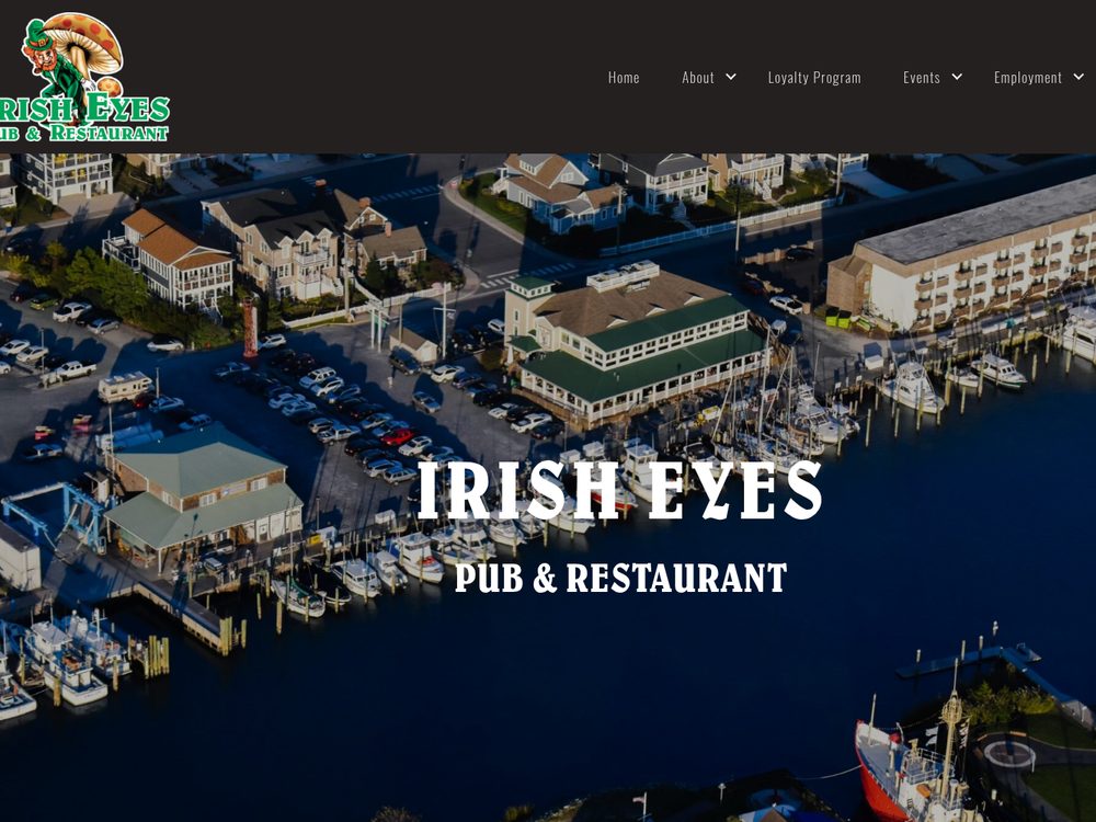 Irish Eyes &mdash; website by Techno Goober