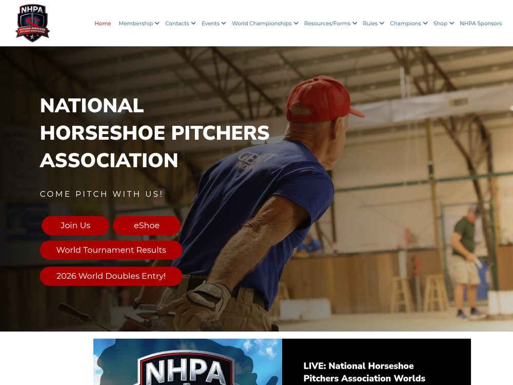NHPA &mdash; website by Techno Goober