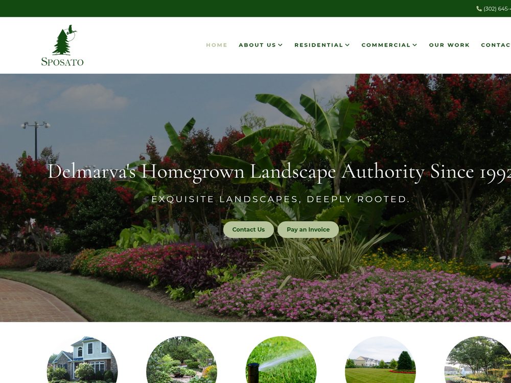 Sposato Landscape &mdash; website by Techno Goober