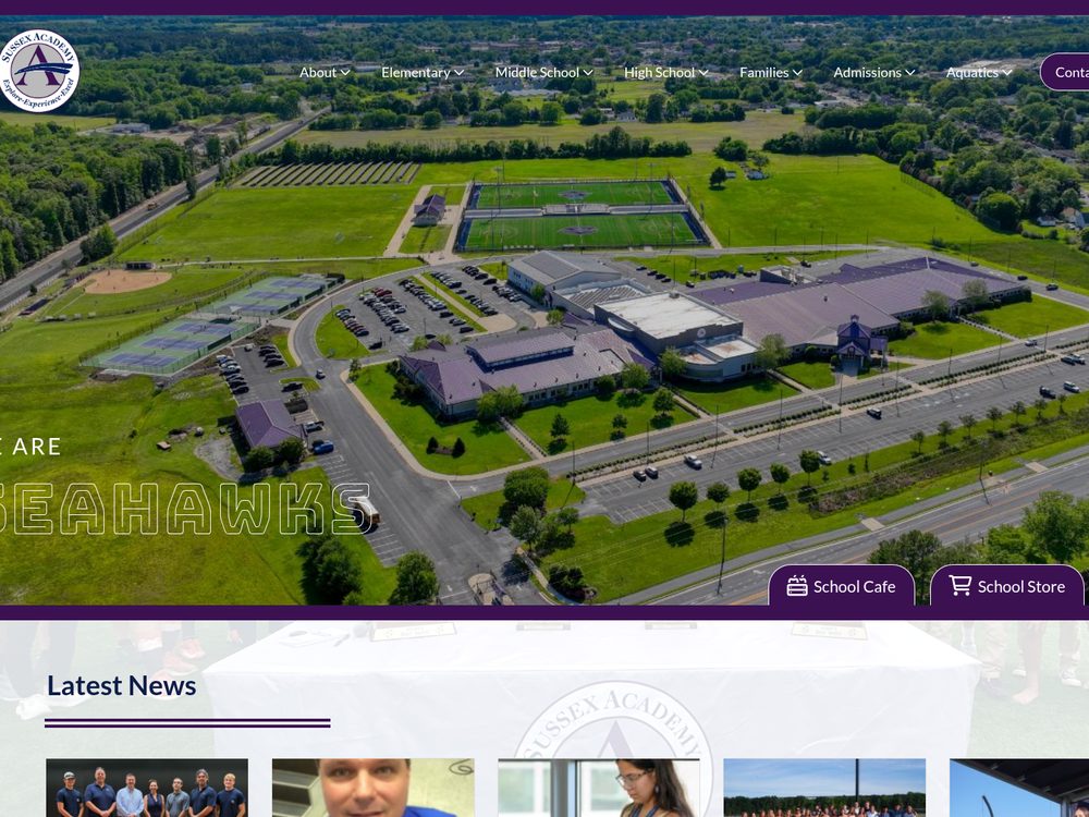 Sussex Academy &mdash; website by Techno Goober