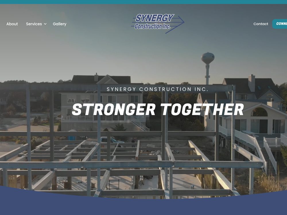 Synergy Construction &mdash; website by Techno Goober
