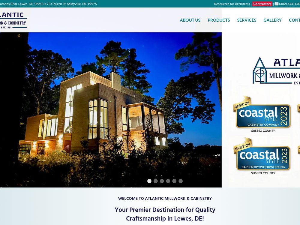 Atlantic Millwork &mdash; website by Techno Goober