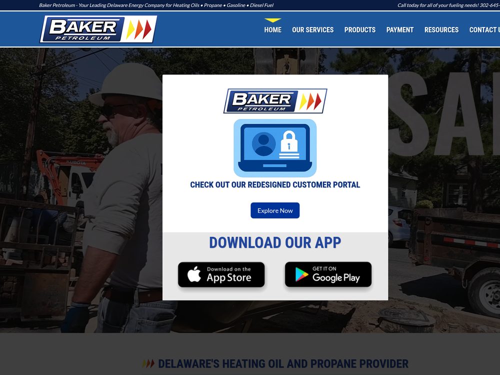 Baker Petroleum &mdash; website by Techno Goober