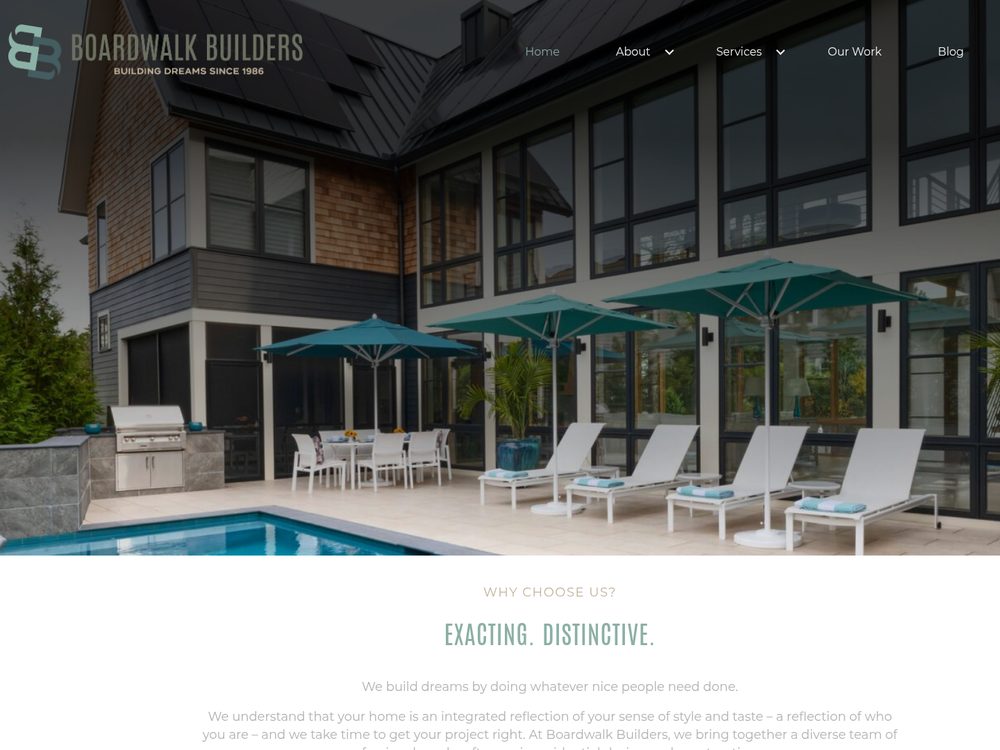 Boardwalk Builders &mdash; website by Techno Goober