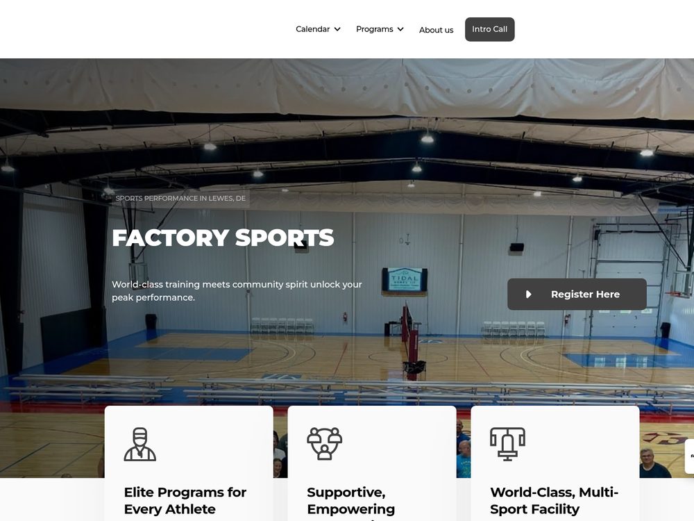 Factory Hoops &mdash; website by Techno Goober