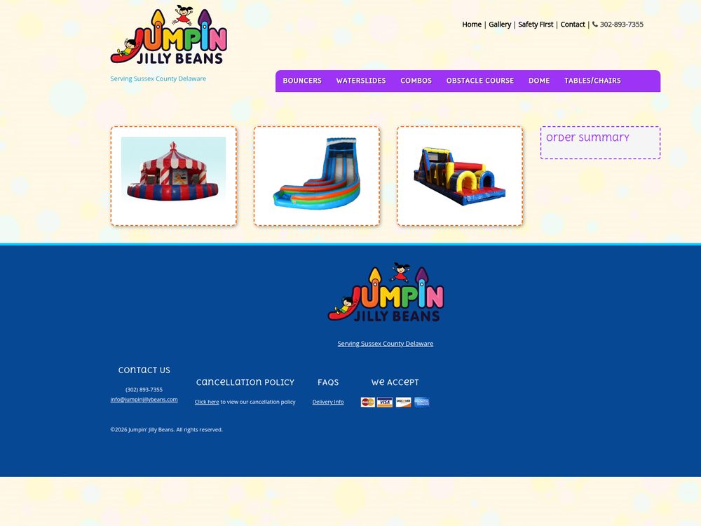 Jumpin Jilly Beans &mdash; website by Techno Goober
