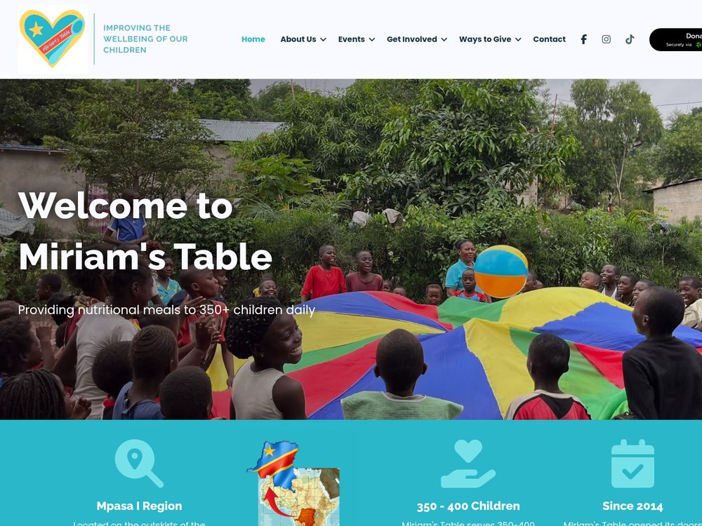 The Miriam&rsquo;s Table website