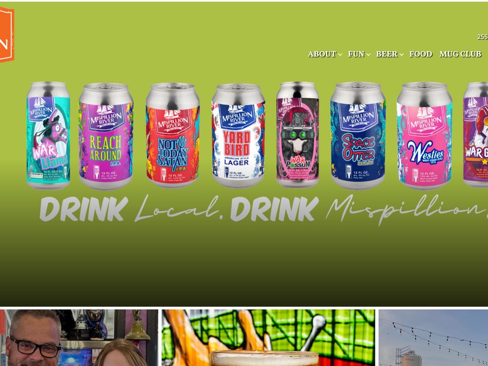 Mispillion River Brewing &mdash; website by Techno Goober