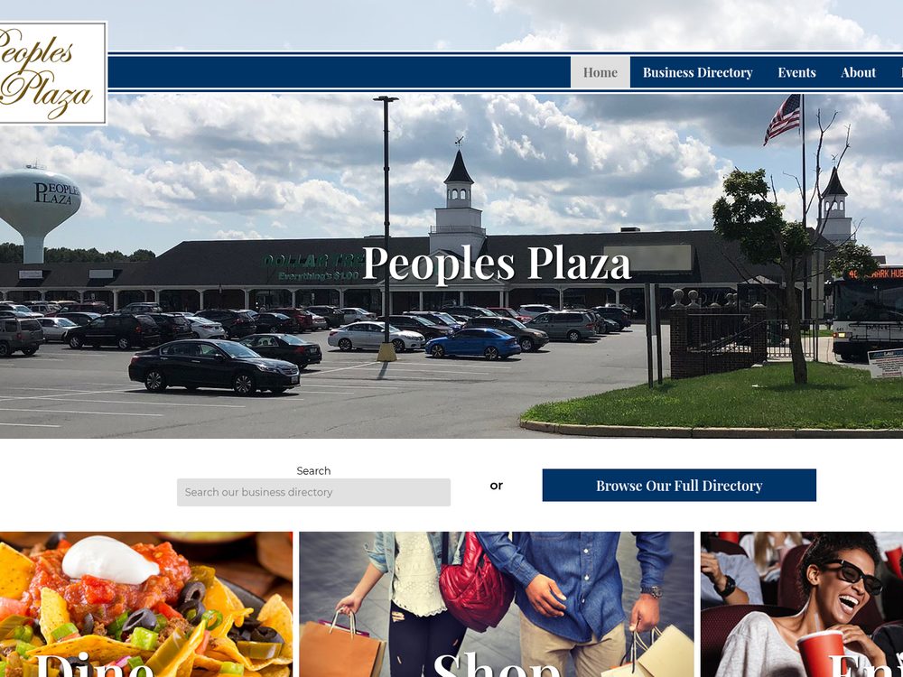 Peoples Plaza &mdash; website by Techno Goober