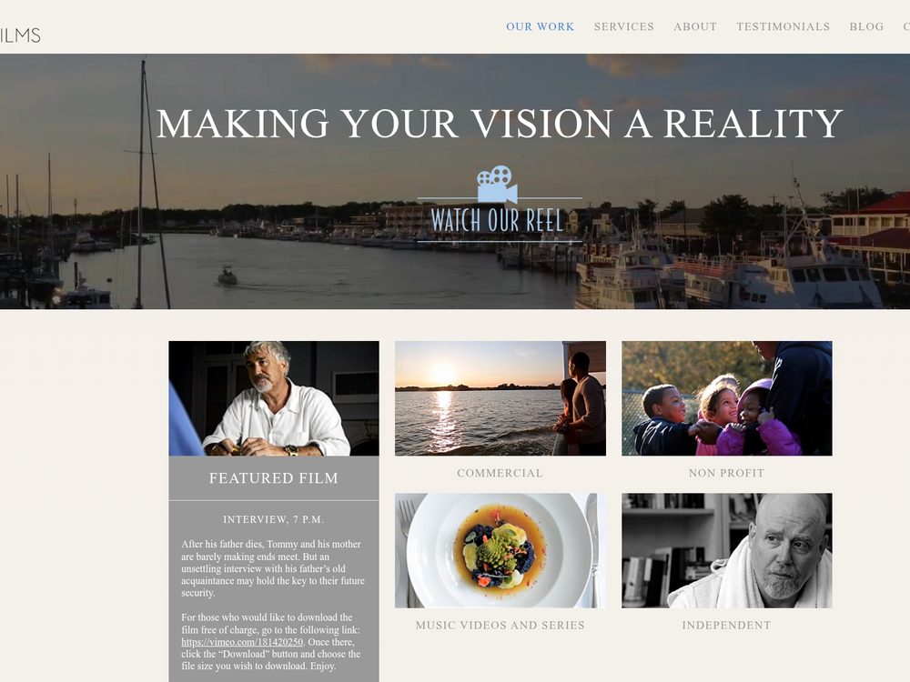 W Films &mdash; website by Techno Goober